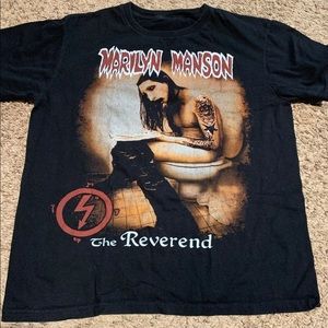 Marilyn Manson the reverend shirt